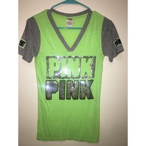Lime green VS Pink tee